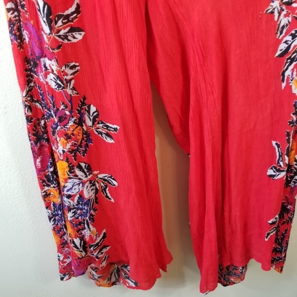 Free People Boho Falling Flowers Jumpsuit - Picture 6 of 8